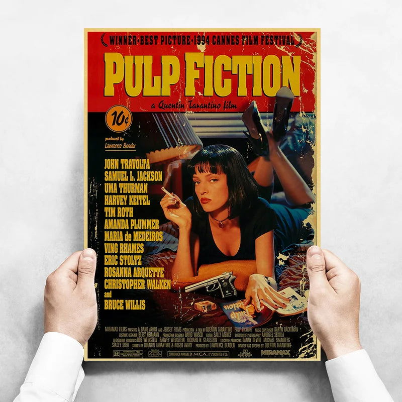 Hot Classic Canvas Painting FICTION Movie Posters The Office Friends TV Retro Home Wall Decor Poster Film Art Painting Pictures - Slobuy