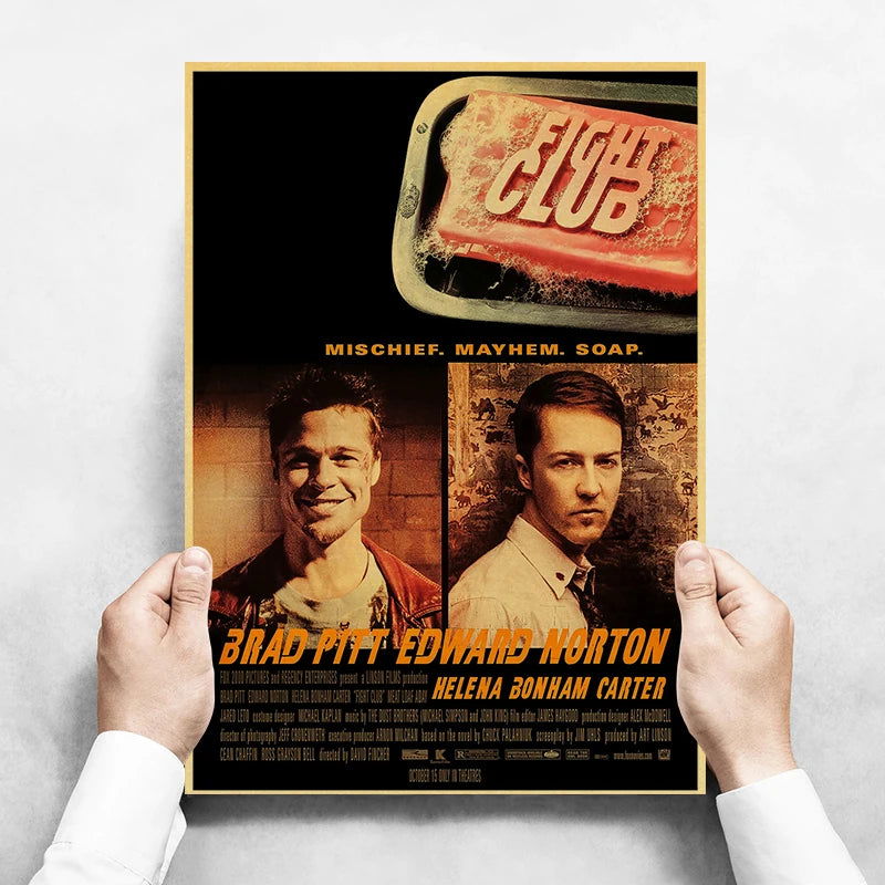 Hot Classic Canvas Painting FICTION Movie Posters The Office Friends TV Retro Home Wall Decor Poster Film Art Painting Pictures - Slobuy