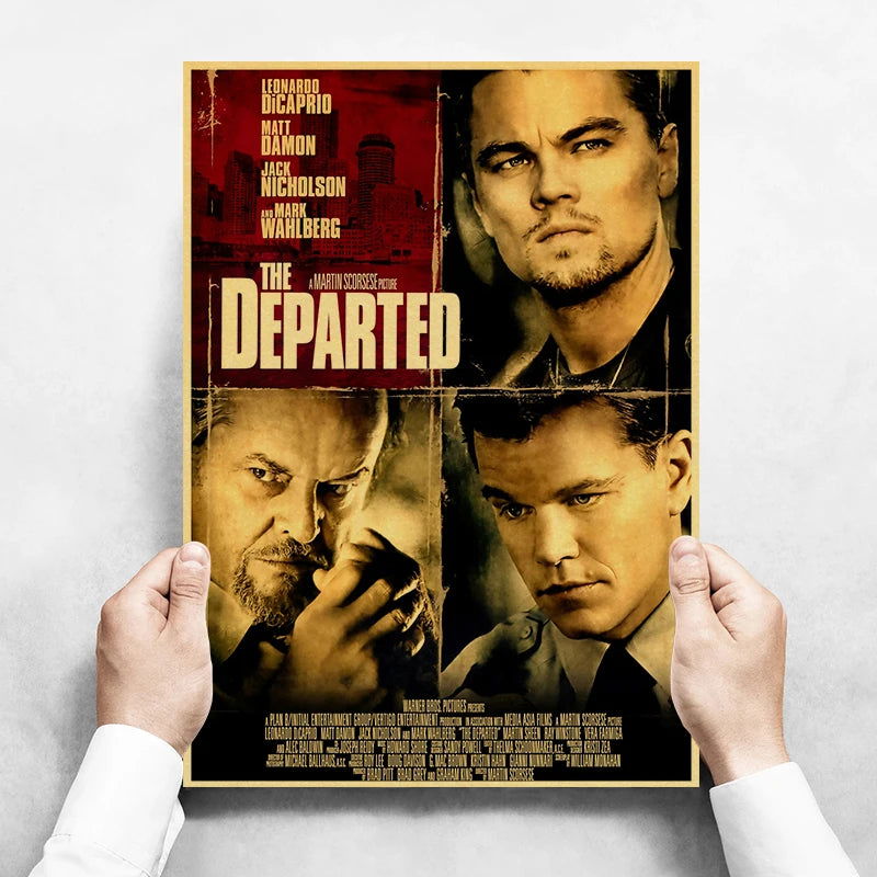 Hot Classic Canvas Painting FICTION Movie Posters The Office Friends TV Retro Home Wall Decor Poster Film Art Painting Pictures - Slobuy