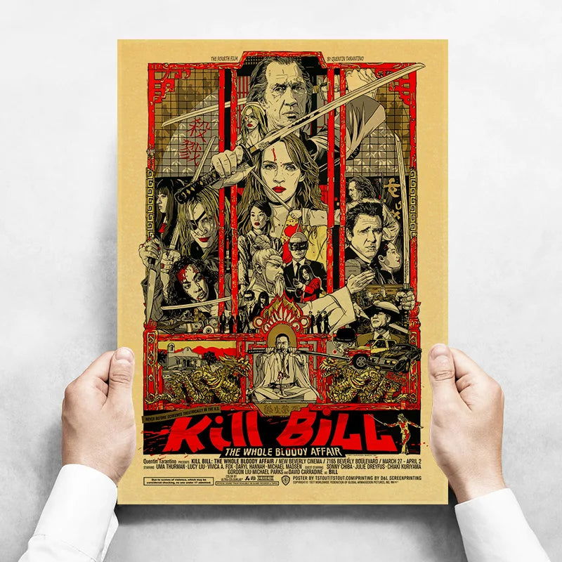 Hot Classic Canvas Painting FICTION Movie Posters The Office Friends TV Retro Home Wall Decor Poster Film Art Painting Pictures - Slobuy