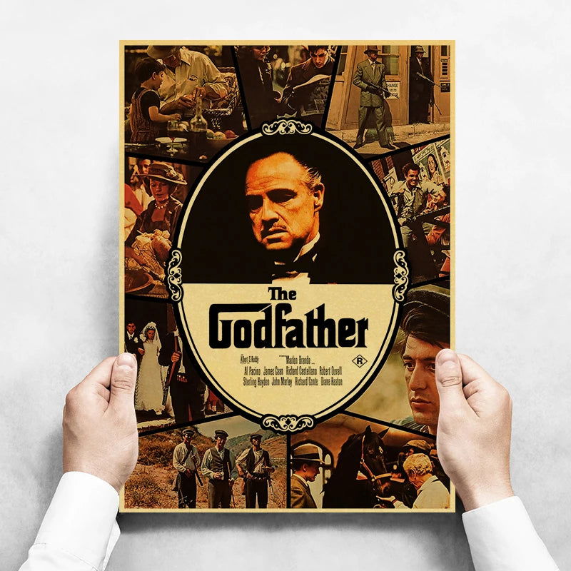 Hot Classic Canvas Painting FICTION Movie Posters The Office Friends TV Retro Home Wall Decor Poster Film Art Painting Pictures - Slobuy