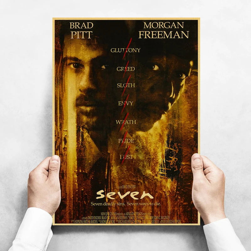 Hot Classic Canvas Painting FICTION Movie Posters The Office Friends TV Retro Home Wall Decor Poster Film Art Painting Pictures - Slobuy