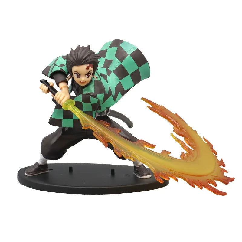 Hot Demon Slayer Anime Figure Tanjirou Agatsuma Zenitsu Kyoujurou Anime Model  Action Figure PVC collection Toy for Kids Gift - Slobuy