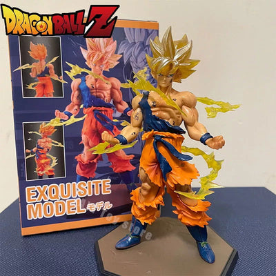 Hot Dragon Ball  Son Goku Super Saiyan Anime Figure 16cm Goku DBZ Action Figure Model Gifts Collectible Figurines for Kids - Slobuy