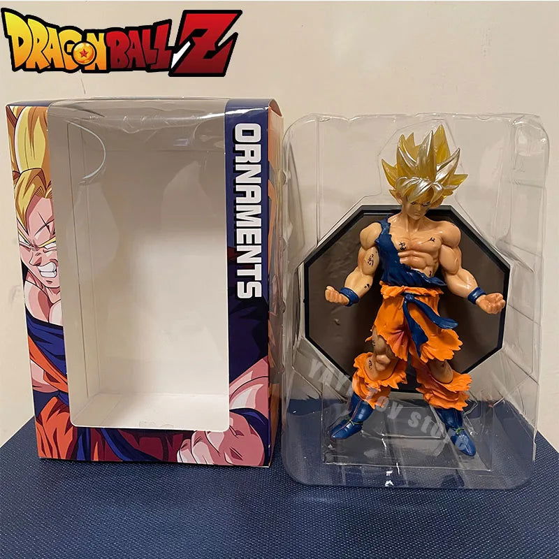 Hot Dragon Ball  Son Goku Super Saiyan Anime Figure 16cm Goku DBZ Action Figure Model Gifts Collectible Figurines for Kids - Slobuy