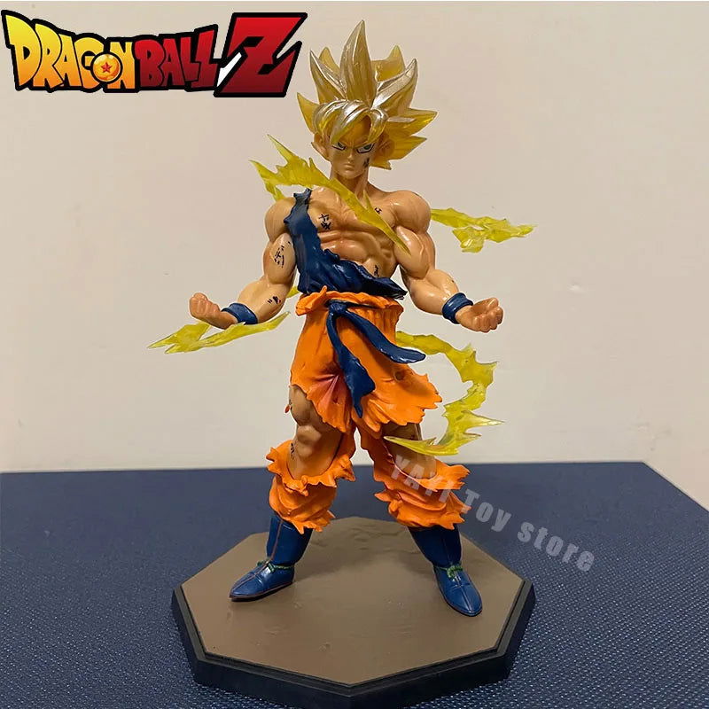 Hot Dragon Ball  Son Goku Super Saiyan Anime Figure 16cm Goku DBZ Action Figure Model Gifts Collectible Figurines for Kids - Slobuy