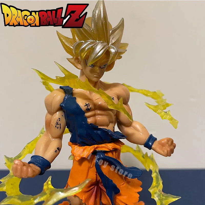 Hot Dragon Ball  Son Goku Super Saiyan Anime Figure 16cm Goku DBZ Action Figure Model Gifts Collectible Figurines for Kids - Slobuy