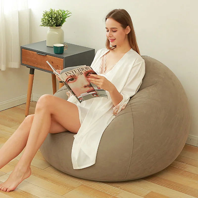 Hot Lazy Inflatable Sofa Chair PVC Single Lounger Ball Sofa Couch Tatami Living Room Chair Furniture - Slobuy