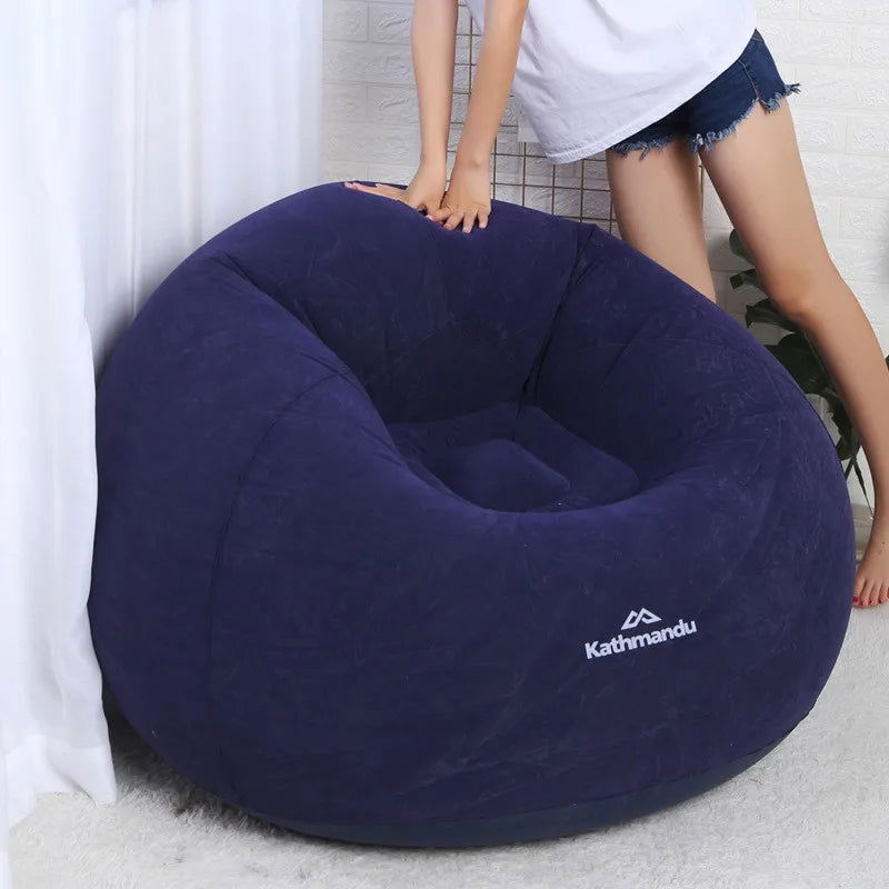 Hot Lazy Inflatable Sofa Chair PVC Single Lounger Ball Sofa Couch Tatami Living Room Chair Furniture - Slobuy
