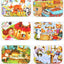 Hot New 60 Pieces Wooden Puzzle Toys for Children Cartoon Vehicle Animal Wood Jigsaw Baby Learning Educational Toy Kids Gift - Slobuy