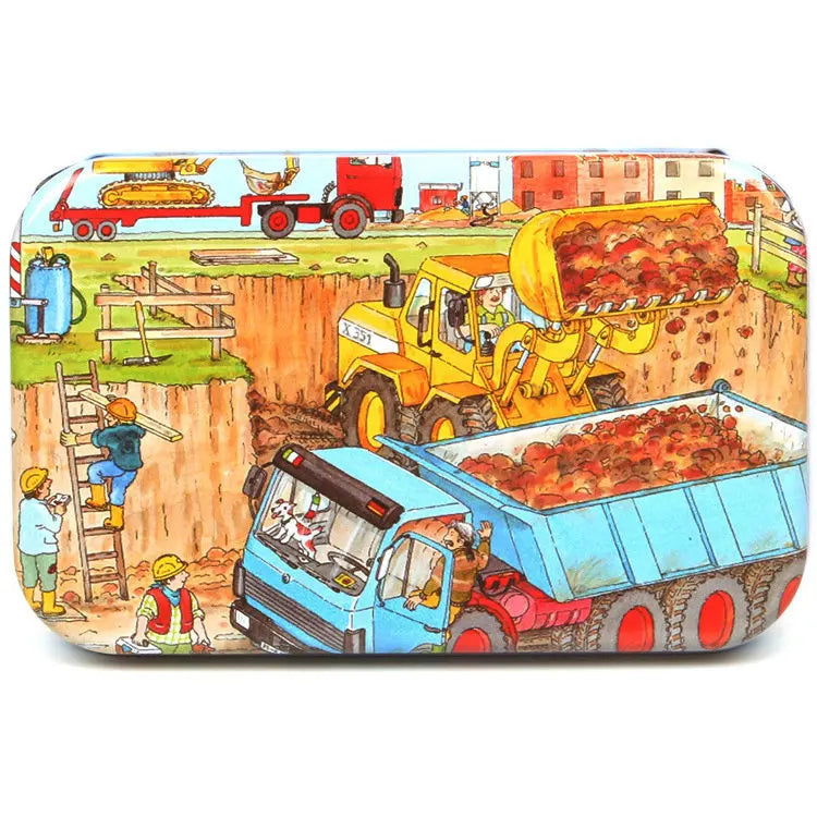 Hot New 60 Pieces Wooden Puzzle Toys for Children Cartoon Vehicle Animal Wood Jigsaw Baby Learning Educational Toy Kids Gift - Slobuy