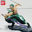 Hot One Piece 10cm Anime Figure GK Roronoa Zoro Three-blade Sa-maximum Manga Anime Statue Action Figure Collection Model Kid Toy - Slobuy