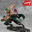Hot One Piece 10cm Anime Figure GK Roronoa Zoro Three-blade Sa-maximum Manga Anime Statue Action Figure Collection Model Kid Toy - Slobuy
