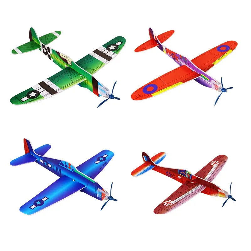 Hot Sale 10Pcsd Foam Outdoor Hand Aircraft Aviation Model Thrown Glider - Slobuy