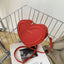 Hot Sale Heart Shape Crossbody Bags For Women Solid Pu Leather Shoulder Bags Fashion Handbags - Slobuy