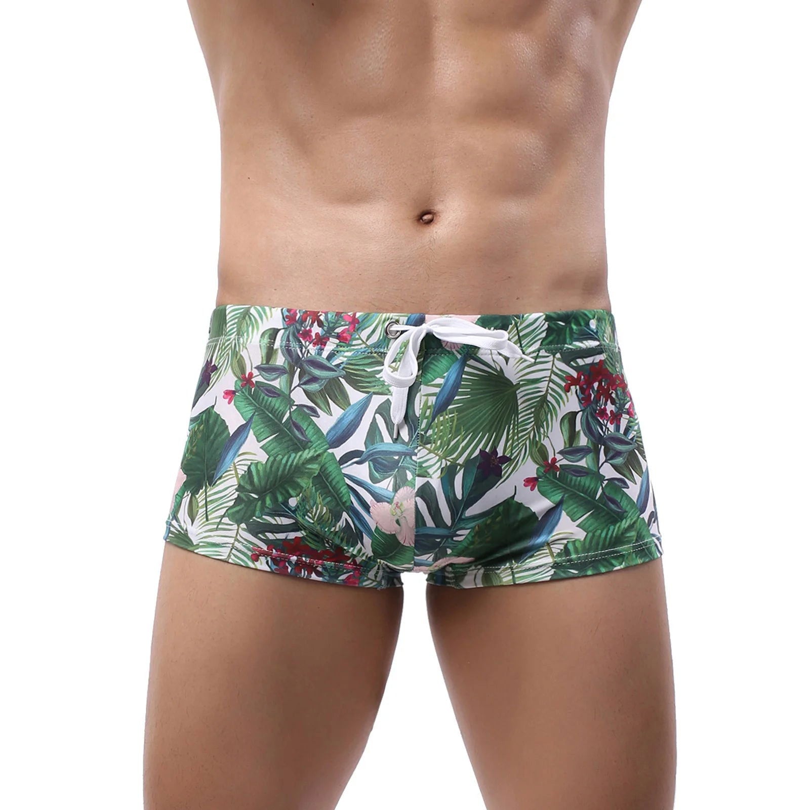 Hot Sell Swimwear Men Swim Boxers Low Waist Sexy Swimsuit Swimming Trunks Shorts Sunga hombre Bathing Suit - Slobuy