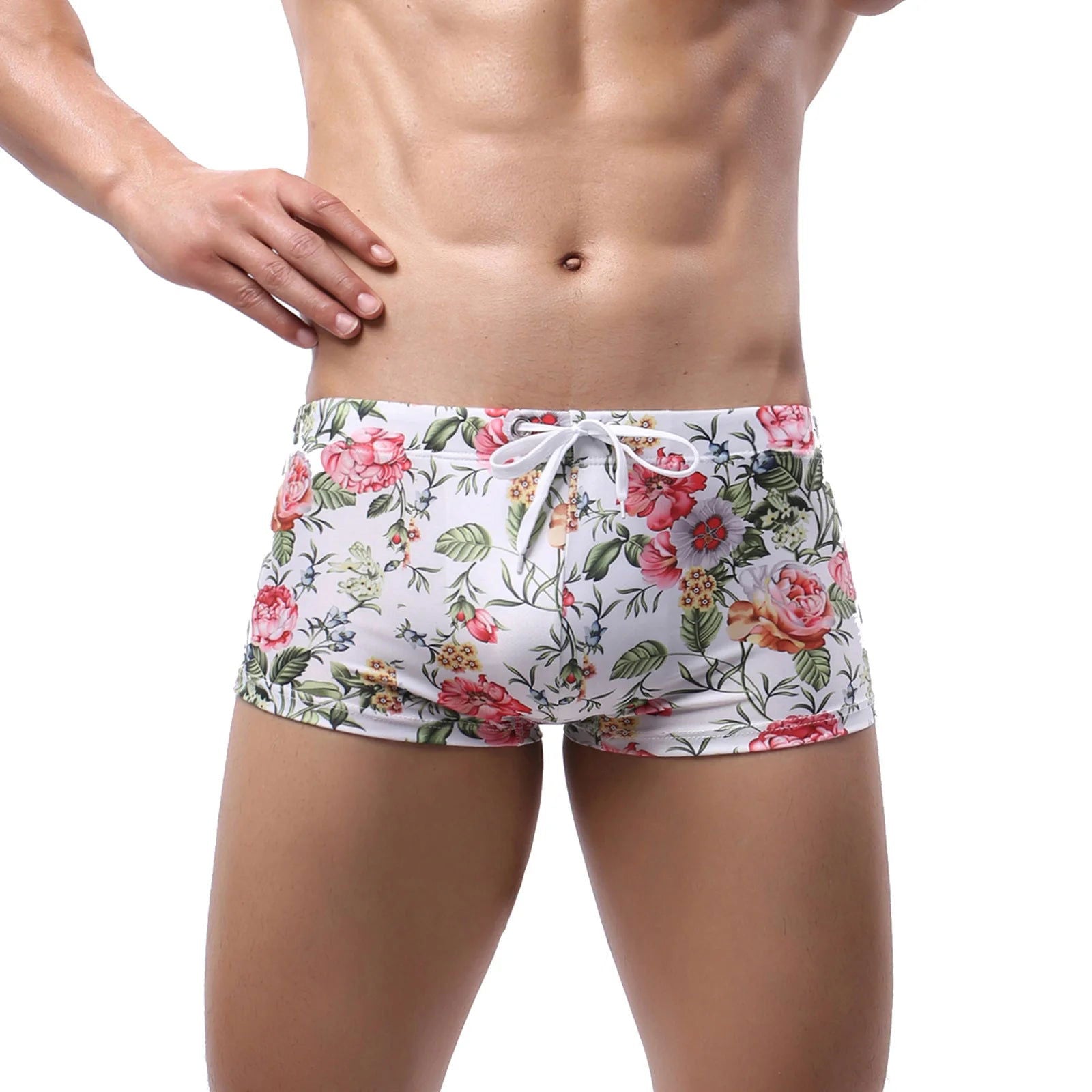Hot Sell Swimwear Men Swim Boxers Low Waist Sexy Swimsuit Swimming Trunks Shorts Sunga hombre Bathing Suit - Slobuy