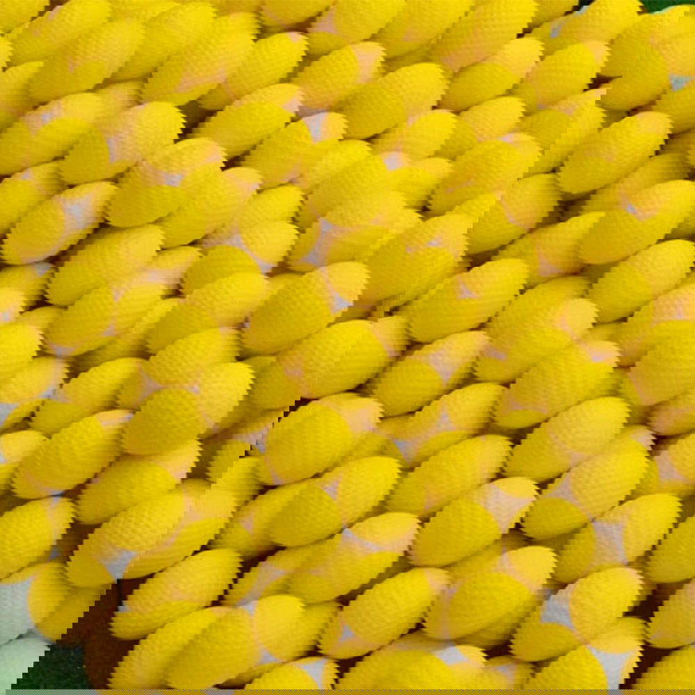 Hot Selling 20 Pcs PU Foam Golf Balls Yellow Sponge Elastic Indoor Outdoor Practice Training - Slobuy