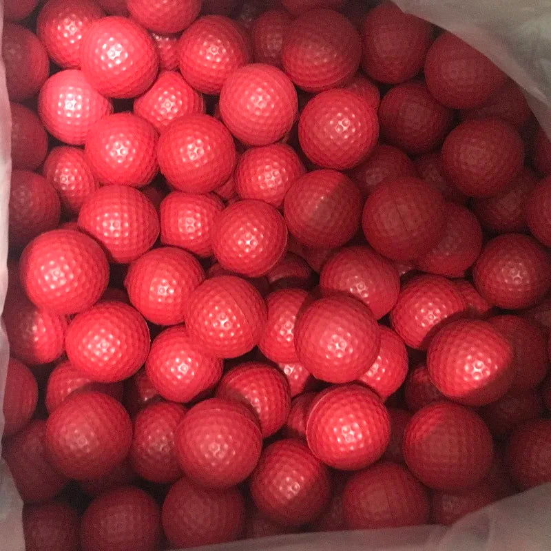 Hot Selling 20 Pcs PU Foam Golf Balls Yellow Sponge Elastic Indoor Outdoor Practice Training - Slobuy