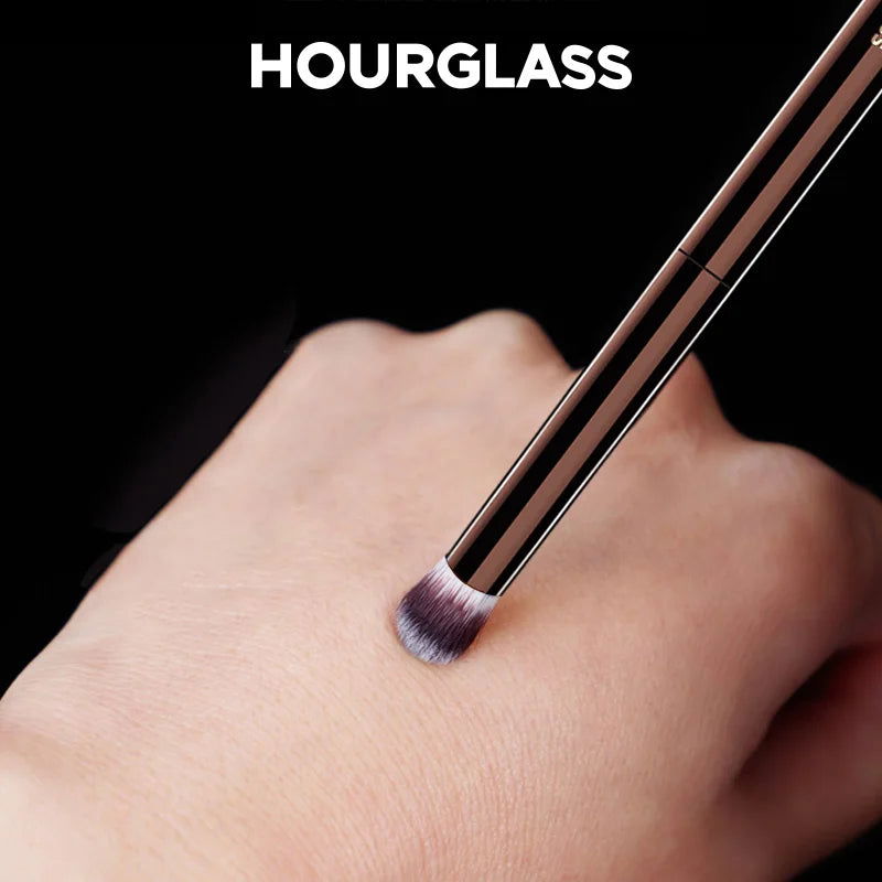 Hourglass Makeup Brushes Powder Foundation Concealer Blusher Bronzer Eye Shadow Eyebrow Eyeliner Sculpting Brush - Slobuy