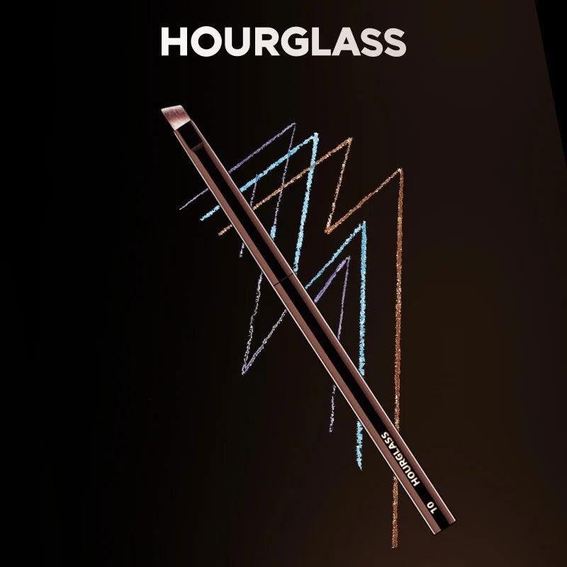 Hourglass Makeup Brushes Powder Foundation Concealer Blusher Bronzer Eye Shadow Eyebrow Eyeliner Sculpting Brush - Slobuy