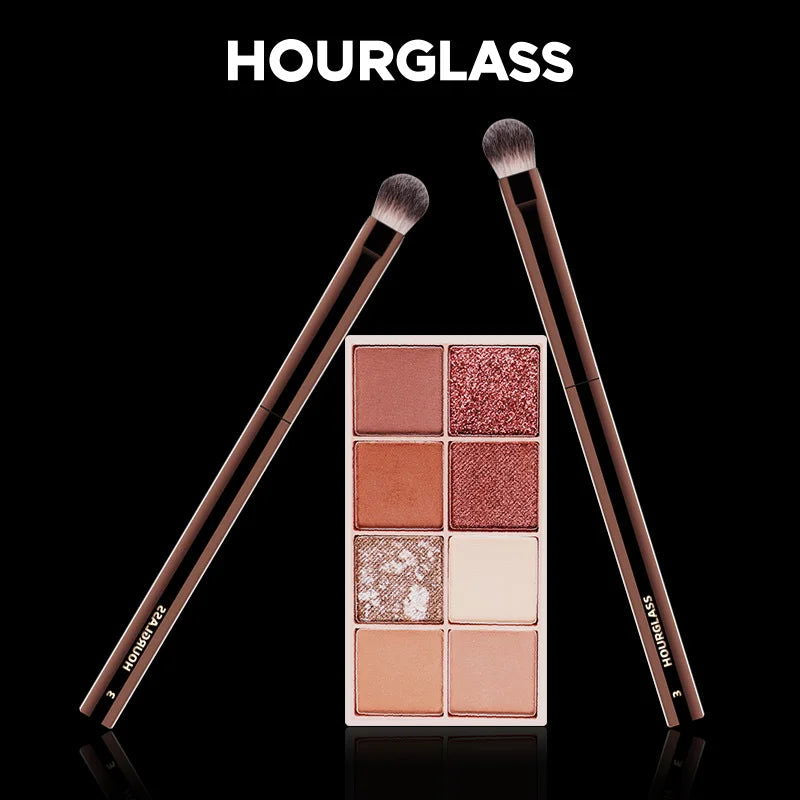 Hourglass Makeup Brushes Powder Foundation Concealer Blusher Bronzer Eye Shadow Eyebrow Eyeliner Sculpting Brush - Slobuy