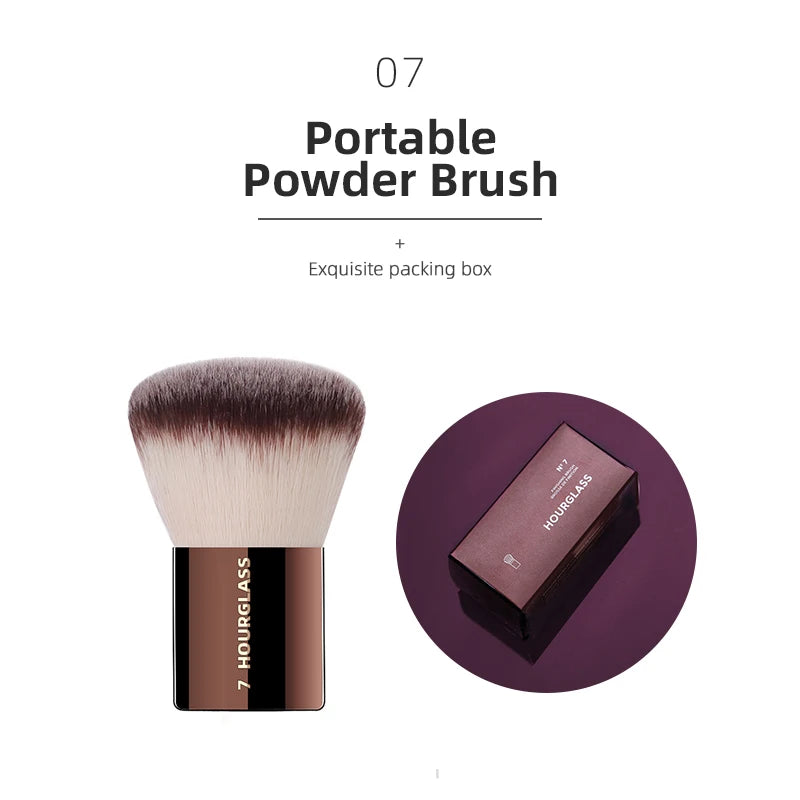 Hourglass Makeup Brushes Powder Foundation Concealer Blusher Bronzer Eye Shadow Eyebrow Eyeliner Sculpting Brush - Slobuy
