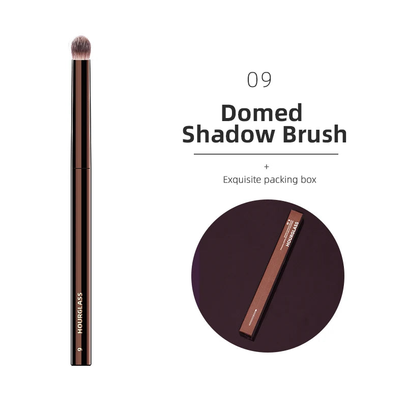Hourglass Makeup Brushes Powder Foundation Concealer Blusher Bronzer Eye Shadow Eyebrow Eyeliner Sculpting Brush - Slobuy