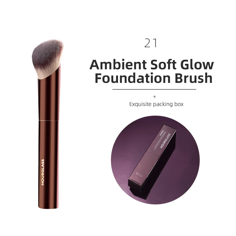 Hourglass Makeup Brushes Powder Foundation Concealer Blusher Bronzer Eye Shadow Eyebrow Eyeliner Sculpting Brush - Slobuy