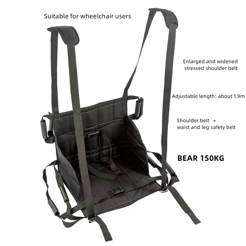 Household Elderly Transfer Sling Belt Disabled Seat Pad Wheelchair Cushion Transport Shifting Belt Sheet Home Care Nursing Belt - Slobuy