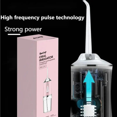 Hqd Portable Household Electric Tooth Washer Teeth Cleaning Oral Care No Harm to Teeth Dental Rechargeable Teeth Whitening - Slobuy