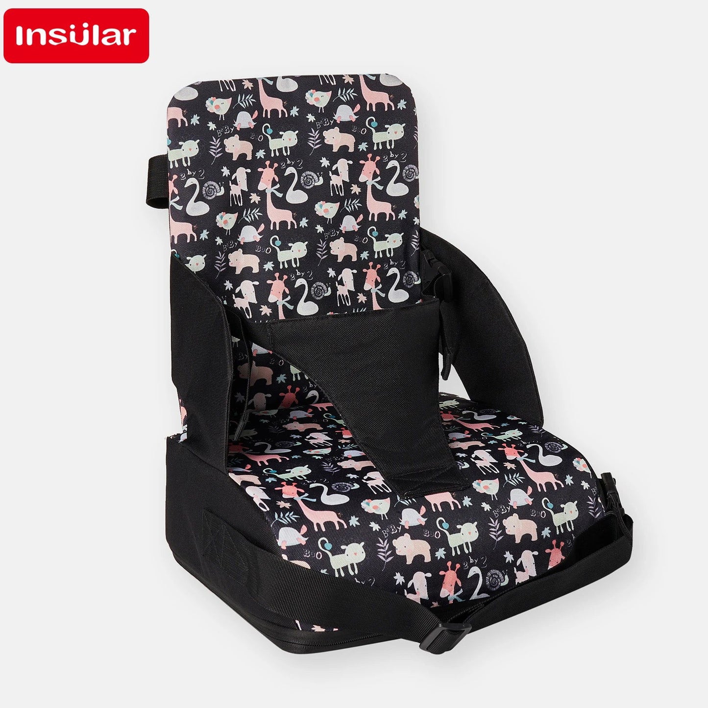 INSULAR Portable Folding Children's Seat Height Cushion Baby Dining Chair Height Cushion Children's Products - Slobuy