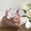 INS Cute Rabbit Mirror Phone Griptok Grip Tok Holder Ring Gift For iPhone Accessories Korean Lovely Foldable Phone Stand Holder - Slobuy