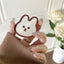 INS Cute Rabbit Mirror Phone Griptok Grip Tok Holder Ring Gift For iPhone Accessories Korean Lovely Foldable Phone Stand Holder - Slobuy