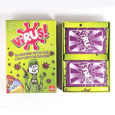 In Spanish Version In English Virus Card Game The Contagiously Virus 2 Card Correct Version Party Game For Fun Family Games - Slobuy