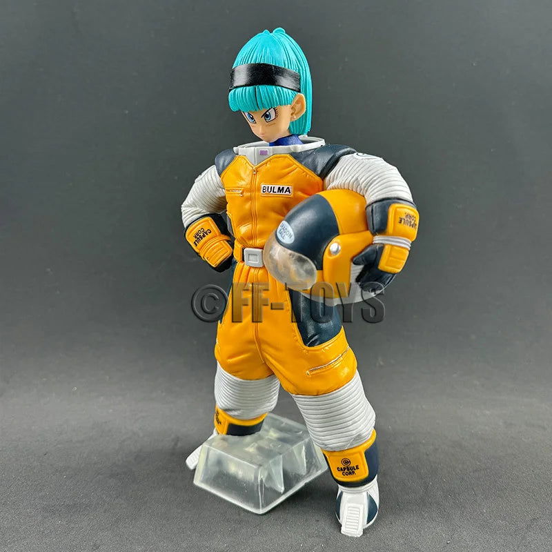 In Stock Dragon Ball Z Bulma Namek Figure Space Suit Bulma Action Figure 21cm Pvc Statue Collection Model Toys Gifts - Slobuy