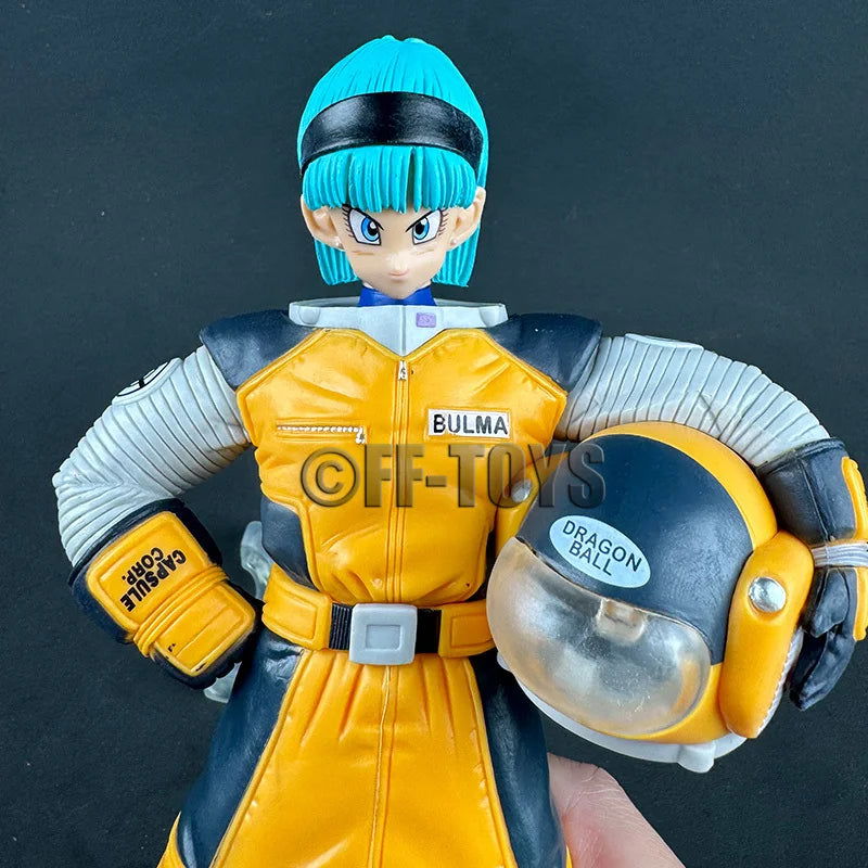 In Stock Dragon Ball Z Bulma Namek Figure Space Suit Bulma Action Figure 21cm Pvc Statue Collection Model Toys Gifts - Slobuy