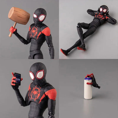 In Stock Marvel Legends Sentinel Spiderman Action Figure Spider-verse Miles Sv Shf Morales Peni Parker Anime Figures Statue Toys - Slobuy