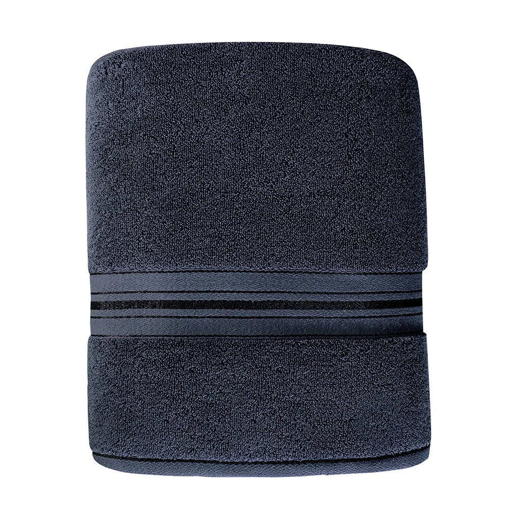 Increase thickening bath towel household Egyptian cotton towel absorbent male and female couple soft towel bathroom gray - Slobuy