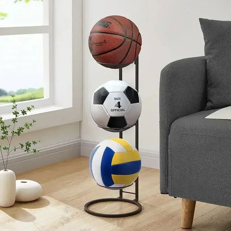 Indoor Children Basketball Storage Rack Home Put Ball Football Storage Basket Placed Rack Kindergarten Volleyball Stand Holder - Slobuy