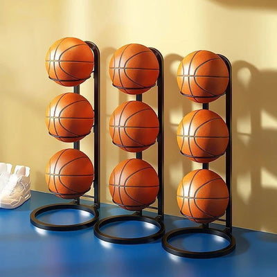 Indoor Children Basketball Storage Rack Put Ball Football Storage Basket Placed Rack Kindergarten Volleyball Stand Holder Space - Slobuy