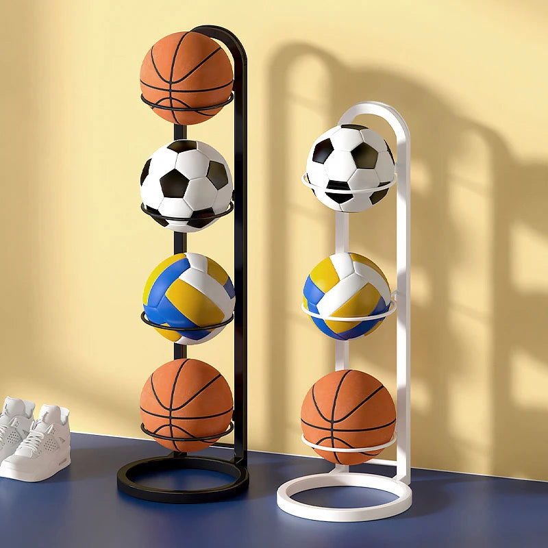 Indoor Children Basketball Storage Rack Put Ball Football Storage Basket Placed Rack Kindergarten Volleyball Stand Holder Space - Slobuy