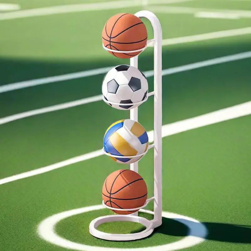 Indoor Children Basketball Storage Rack Put Ball Football Storage Basket Placed Rack Kindergarten Volleyball Stand Holder Space - Slobuy