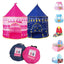 Infant Toddler Folding Tents Portable Castle Kids Pink Blue Play House Camping Toys Birthday Christmas Outdoor Gifts Room Decor - Slobuy