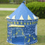 Infant Toddler Folding Tents Portable Castle Kids Pink Blue Play House Camping Toys Birthday Christmas Outdoor Gifts Room Decor - Slobuy