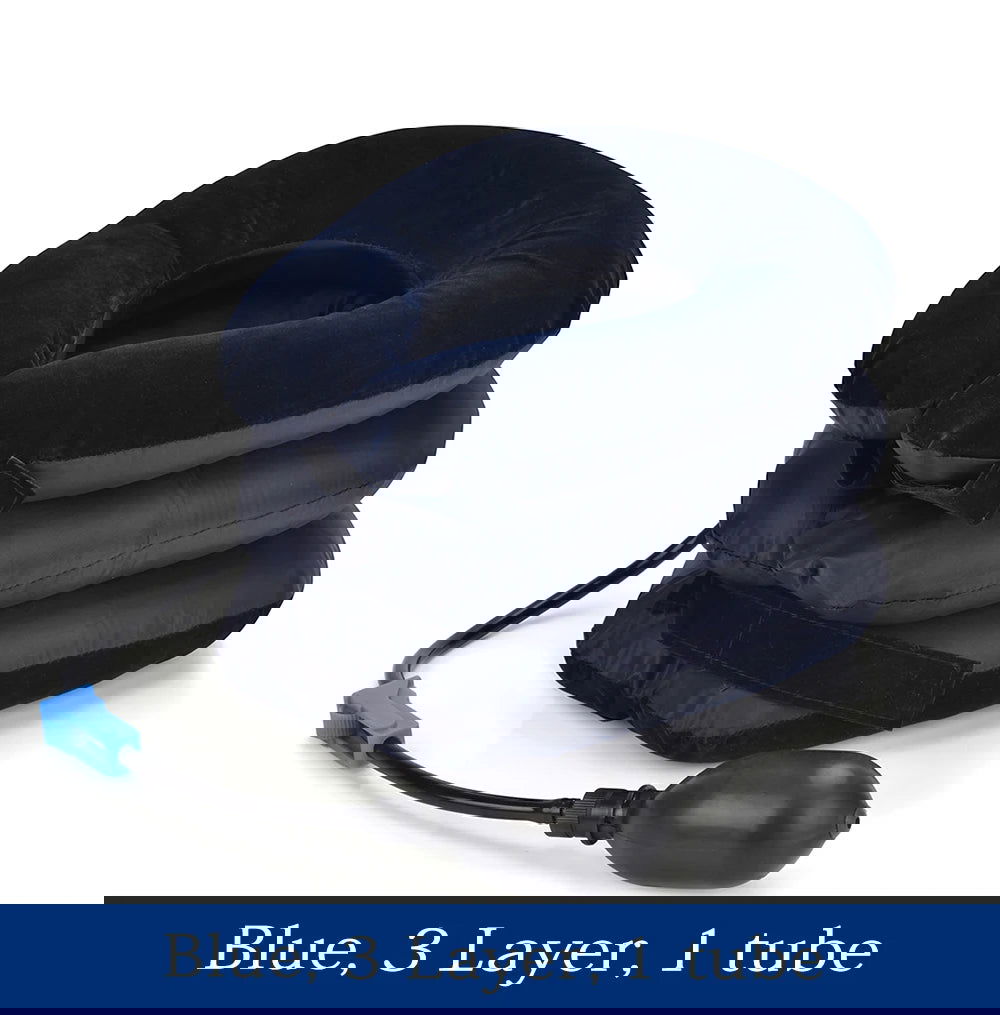 Inflatable Neck Stretcher Neck Ontlaster Air Cervical Traction Pillow Medical Equipment Orthopedic Collar Pain Relief Tractor - Slobuy
