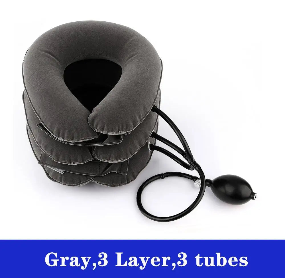 Inflatable Neck Stretcher Neck Ontlaster Air Cervical Traction Pillow Medical Equipment Orthopedic Collar Pain Relief Tractor - Slobuy