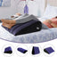 Inflatable Travel Pillow Multifunctional Body Pillow Lumbar Yoga Pillow Travel Positions Support Air Cushion Triangular Pillow - Slobuy
