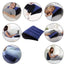 Inflatable Travel Pillow Multifunctional Body Pillow Lumbar Yoga Pillow Travel Positions Support Air Cushion Triangular Pillow - Slobuy