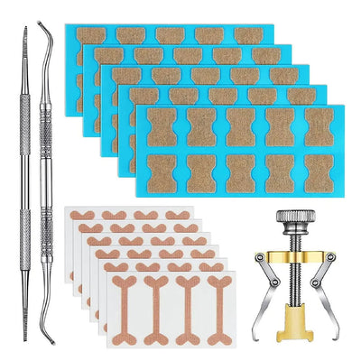 Ingrown Toenail Tools Set Ingrown Toenail Correction Patch Stickers Corrector Pedicure Tool Ingrown Toe Nail Treatment Foot Care - Slobuy